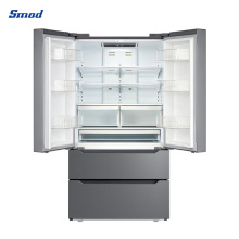 Smad Refrigerators & Freezer No Frost French Door Fridge Refrigerator